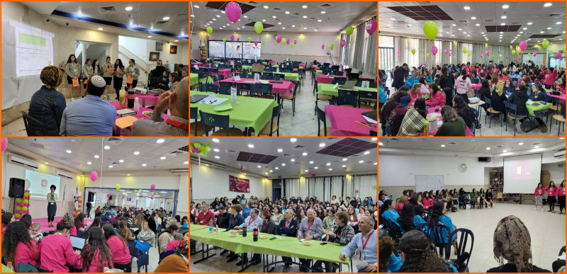 האקתון לעמותת בת עמי, כ-400 בנות שירות בסמינריון בירוחם