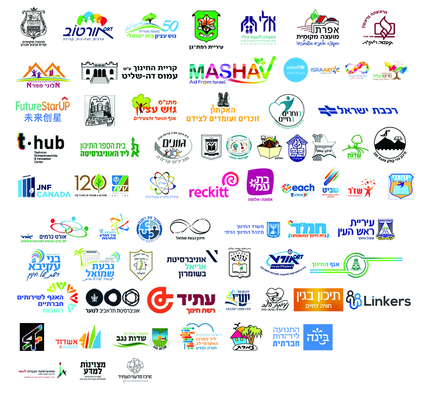 לוגואים של ארגונים, עמותות וחברות שעבדו עם Vickathon
